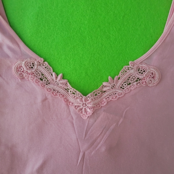 Nordstrom Intimates Women Lingerie Tank Top XL Vintage Pink - Picture 5 of 9
